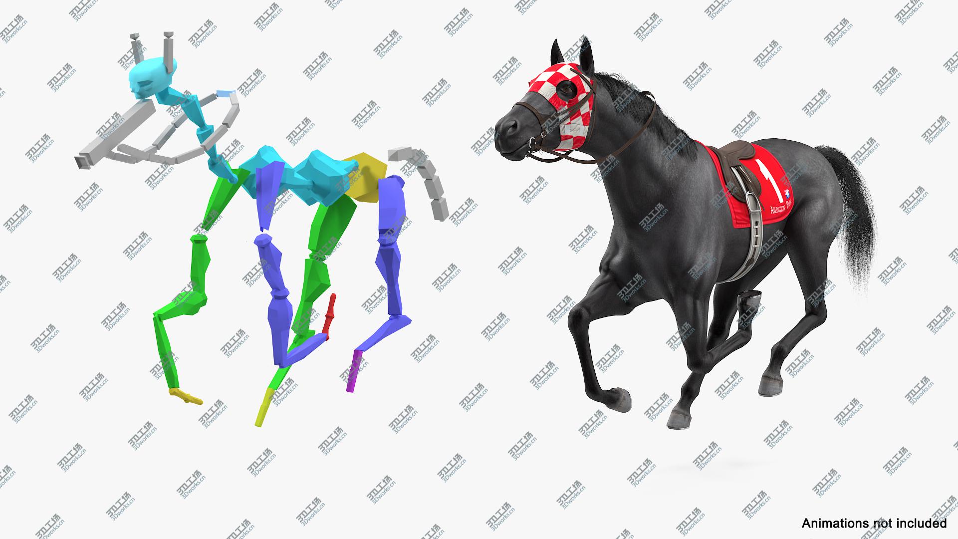 images/goods_img/20210313/Black Racehorse Fur Rigged 3D model/4.jpg